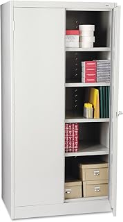 Tennsco 72" High Standard Cabinet (Unassembled), 36w x 24d x 72h, Light Gray