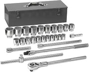 GEARWRENCH 27 Piece 3/4" Drive 12 Point SAE Mechanics Tool Set | 80880