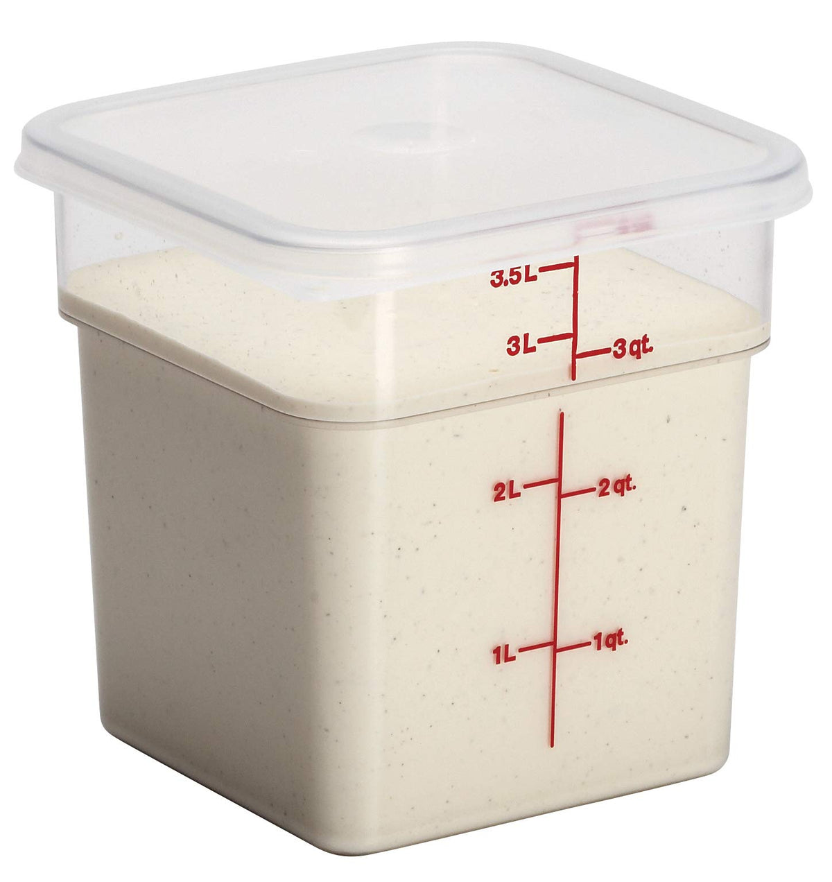 CamSquare Lids for 2 & 4 Qt. Food Storage Container by Cambro – Model TGK