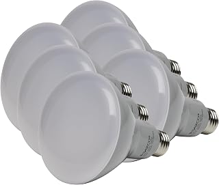 Satco S9621-9.5 Watt BR30 LED Reflector Soft White Light Bulbs - 105 Degree Beam Angle - 3000K - E26 Medium Base - 120 Volt - Dimmable - 750 Lumens - 6 Pack