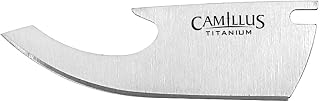 Camillus Tiger Sharp Titanium Bonded Folding Knife Replacement Blades, Pack of 2, Smooth