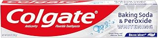 Colgate Baking Soda and Peroxide Whitening Bubbles Toothpaste, Brisk Mint, 8 Ounce