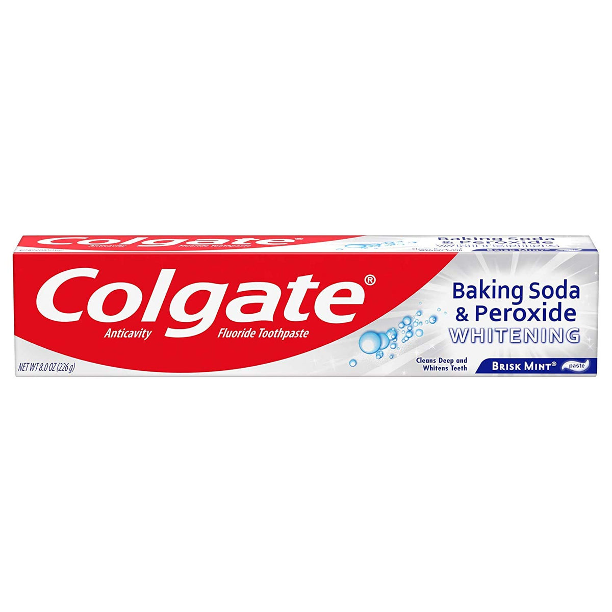 Baking Soda and Peroxide Whitening Bubbles Toothpaste by Colgate – 8 Ounce (Pack of 1), Multi, Model 51096