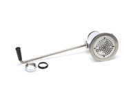 B-3952, 3-1/2" Waste Drain Valve with Twist Handle and 2" NPT Male x 1-1/2" NPT Female Outlet Connection, Stainless Steel by T&S Brass – 15.63"L x 5"W x 4.5"H, Metal, Model B3952