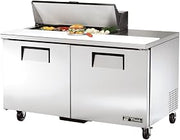 True 2-Door 10-Pan 15.5 Cu Ft S/S Sandwich & Salad Unit