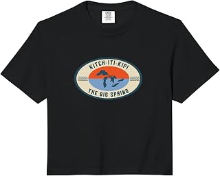 Michigan Michigander Great Lakes Kitch-iti-kipi Big Spring Comfort Colors Crop Top