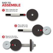 Modern Innovations Dumbbells / Black/Grey / Medium Categories