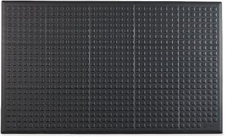Wearwell Mat - Square Top Surface - 3X5' - Black - 3x5'