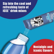 Blue Raspberry Singles To Go - Pack of 3 - Powdered Drink Mix - Zero Sugar - 6 Sticks Per Box - 18 Servings by Icee – 0.63 Ounce (Pack of 3), Pack of 3, Model EWFJS2025_222.4