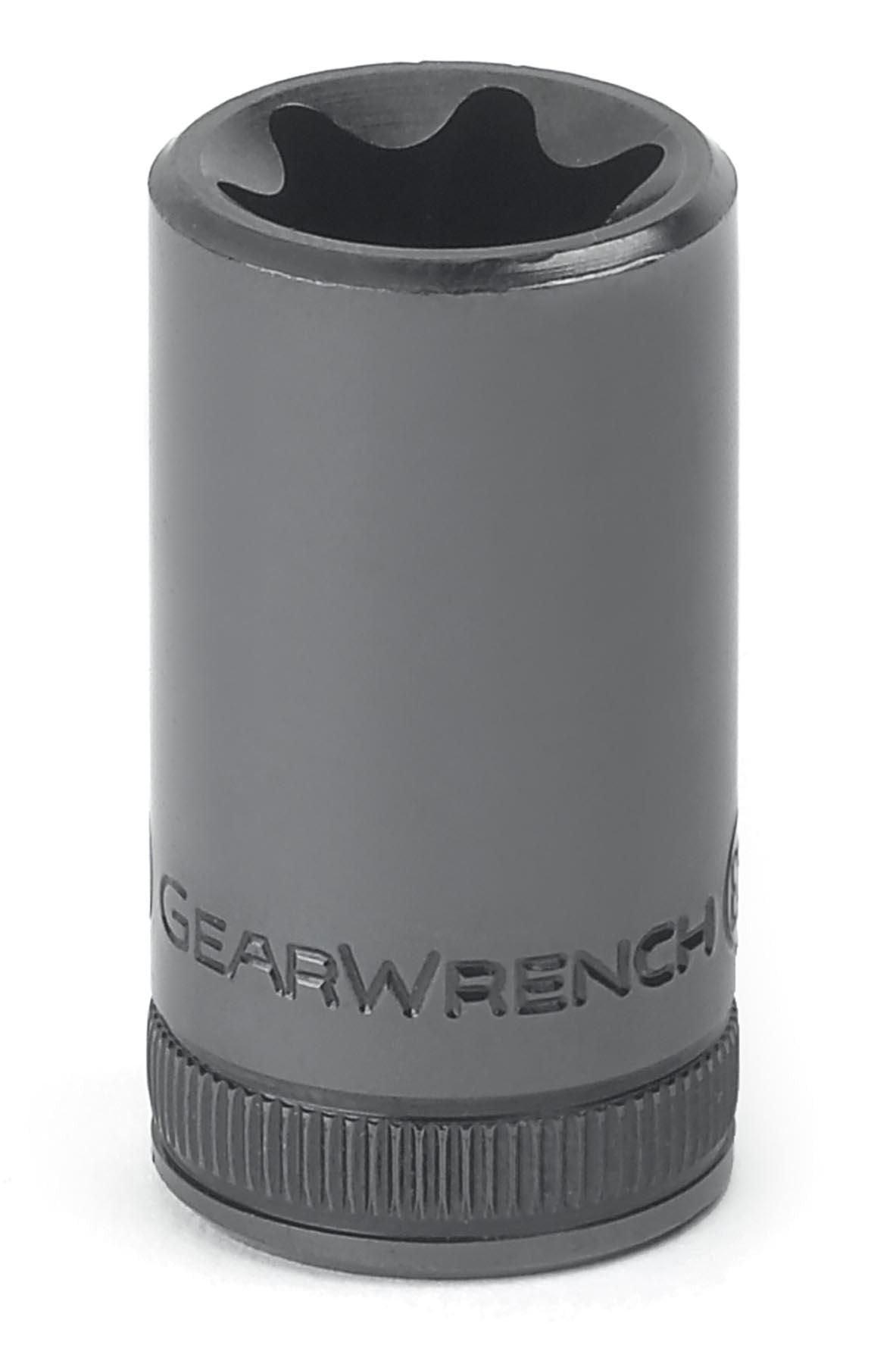 3/8" Drive External Torx® Socket E14 by GEARWRENCH – 1 Count (Pack of 1), Alloy Steel, Model 80462