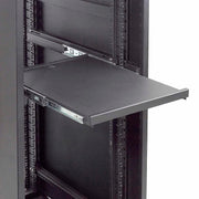 Slide-Out Shelf by Global Industrial – 21"L x 16.25"W x 3"H, Alloy Steel, Black, Model 239196