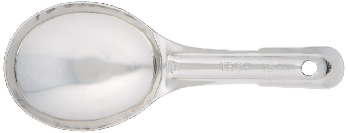 S/S 1 Tablespoon Measuring Spoon by Tablecraft – 5", Stainless Steel, Silver, Model 721D
