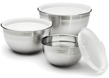 Cuisinart Stainless Steel Mixing Bowls, 3-Piece Nesting Set