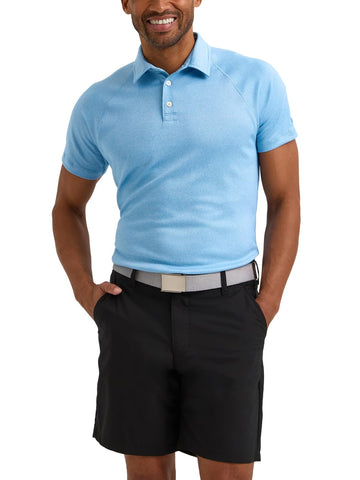 Men's Golf Series Short Sleeve Performance Polo Shirt – Polyester, Stream, Model 112363597