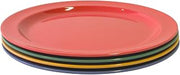 Elite Global Solutions B91PL-MIX Round Plate, 9" Dia. x 3/4" h., Melamine, AG, SC, VT, Y (Pack of 12)