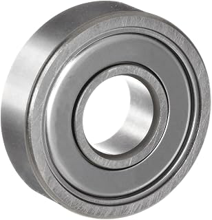 NSK 607ZZ Deep Groove Ball Bearing, Single Row, Double Shielded, Pressed Steel Cage, Normal Clearance, Metric, 7mm Bore, 19mm OD, 6mm Width, 885N Static Load Capacity, 2340N Dynamic Load Capacity
