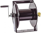 COXREELS Swivel Mount Hand Crank Hose Reel - Manual and Retractable Air Reel with Adjustable Tension Brake - Without Hose - ½ x 125 Inches - SM17-4-125