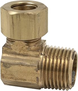 BrassCraft 69-2-2 1/8 O.D. by 1/8 -Inch Male Elbow, Rough Brass