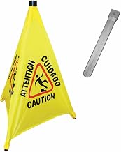 Excellant Thunder Group PLFCS332 Pop-Up Safety Cone Caution 31" H