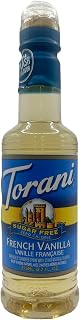 Torani Sugar Free French Vanilla Syrup, 12.7 Ounces
