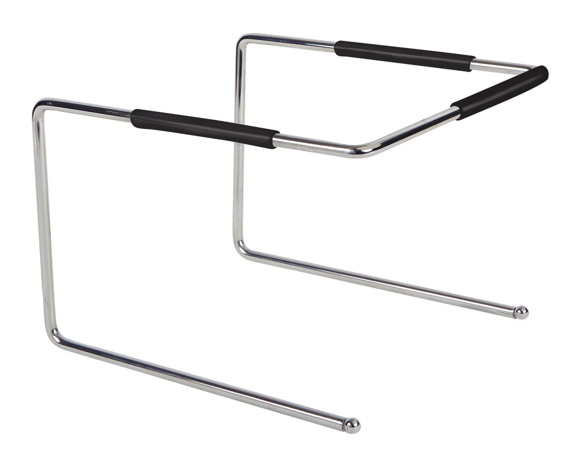6 1/2" Chrome-plated Steel Pizza Pan Stand Medium by Winco – Medium, Aluminum, Model APZT-789