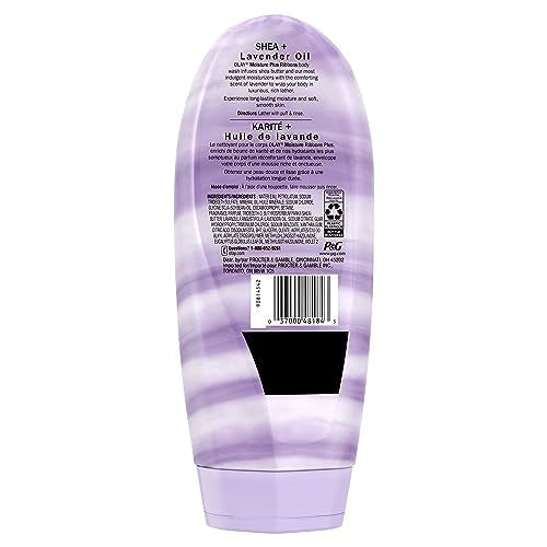 Olay Shea + Lavender Oil, Pack of 6 / 18 Fl Oz (Pack of 6) / Luscious Orchid Body Washes