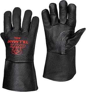 Tillman 45 Top Grain Pigskin Foam Lined MIG Welding Gloves - Large
