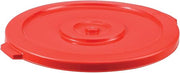 Global Industrial 32 Gallon Garbage Can Lid, Red