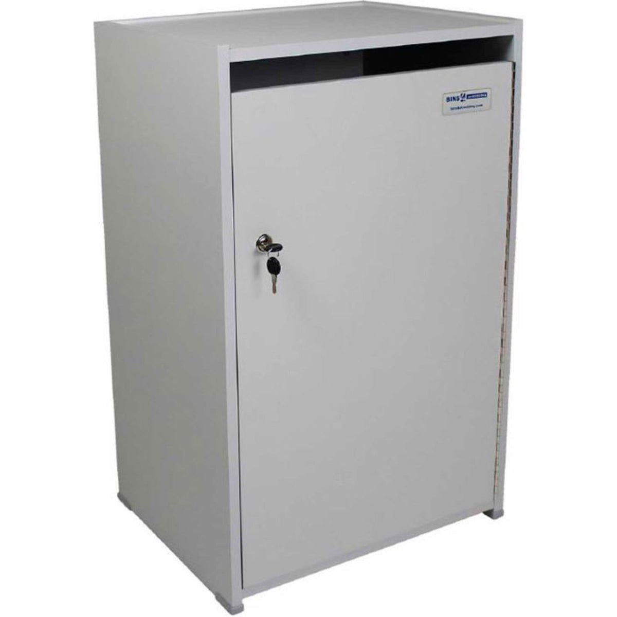 Executive Shred Console by HSM – 20 inches (W) x 36 inches (H) x 15.75 inches (D), Composite Board, Grey, Model HSM1070070150