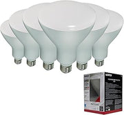 Satco S9634 11.5W BR40 LED Bulb, 2700K Warm White, 940 Lumens, 103 Beam Angle, Dimmable, E26 Medium Base, 6 Pack