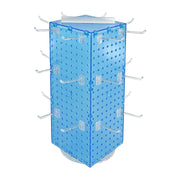 Azar Displays Pegboard + Hooks / Blue / 8 inches (W) x 8 inches (D) x 20 inches (H) Display Racks