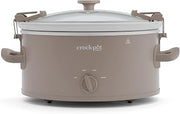 Crock-Pot Design Series 6-Quart Manual Slow Cooker, Alpaca Brown