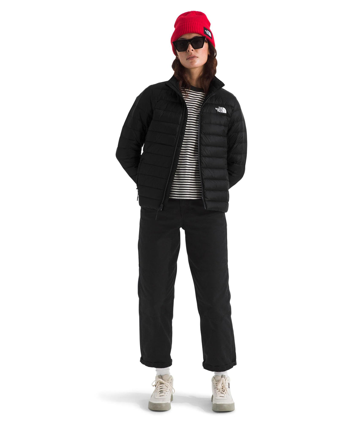 Women's Classic Down Jacket by The North Face – Small, Nylon, Tnf Black, Model NF0A8D3F