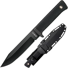 SRK 6" SK-5 Clip Point Razor-Sharp Blade 4.75" Durable Kray-Ex Handle Tactical Fixed Blade Knife w/Secure-Ex Sheath