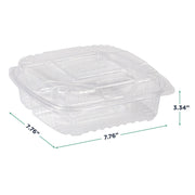 ECO PRODUCTS 8" 3 Compartment / Clear / Green Products Cups