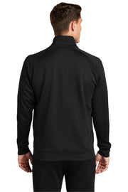 Unisex Tech Fleece Quarter Zip Pullover Black by SPORT-TEK – XX-Large, Polyester, Black, Model F247