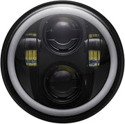 Custom Dynamics 5.75" LED Headlamp with Halo - Black