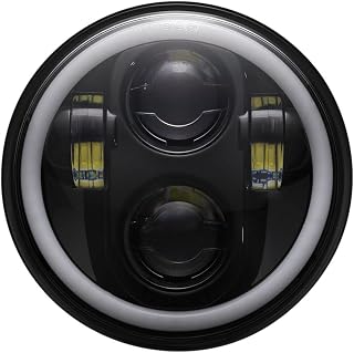 Custom Dynamics 5.75" LED Headlamp with Halo - Black