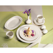 6081000 Lyrica 9.75 Plate - 24 / CS by Homer Laughlin – Medium, China, White, Pack of 24, Model HL6081000