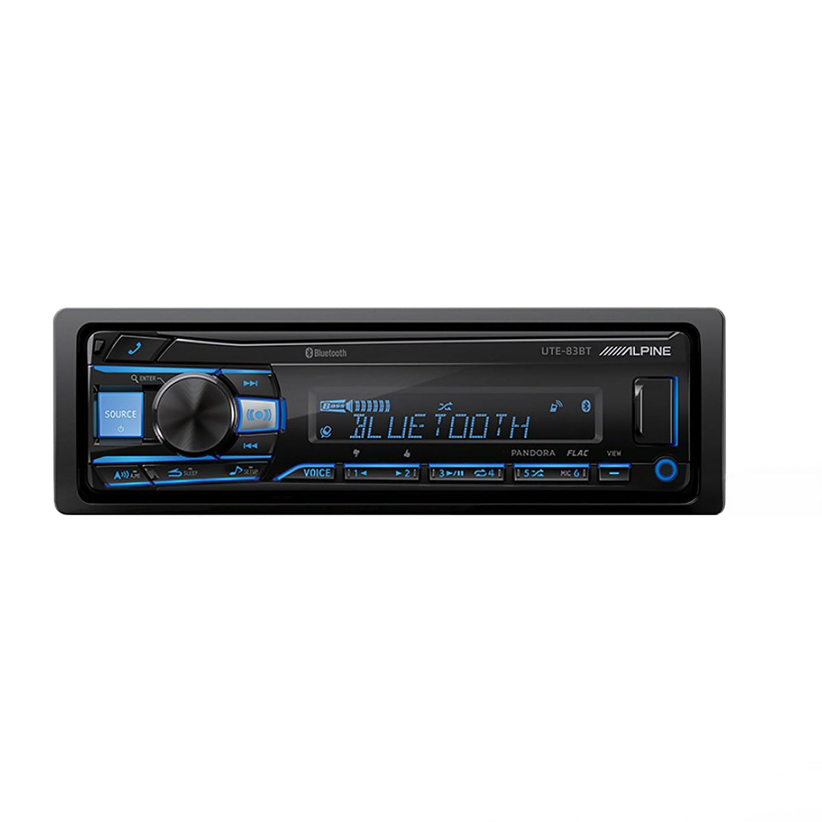 UTE-83BT Bluetooth Receiver & Handle Bar Control Interface Compatible with Harley 1998-2013 & 6.5" DM Series Speakers by Alpine – Model AlpineBDL260413-72