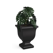 Inc. Augusta 20in Tall Planter - Black - 15in L x 15in W x 20in H - with Built-in Water Reservoir () by Mayne – 20in, 6 gallons, Polyethylene (PE), Black, Model 5893-B