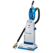 Commercial Upright Vacuum Cleaner with On-Board Tools by Global Industrial – 7.0 quarts, Plastic, Gray, Model GL-7700AM-UP