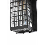 Palmer One Light Outdoor Wall Sconce Black by Lighting Design – Iron, Black