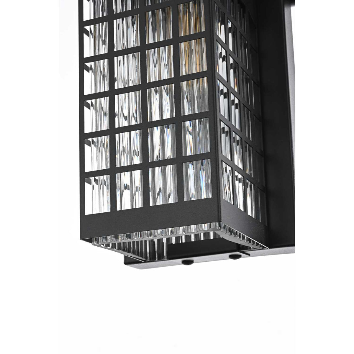 Palmer One Light Outdoor Wall Sconce Black by Lighting Design – Iron, Black