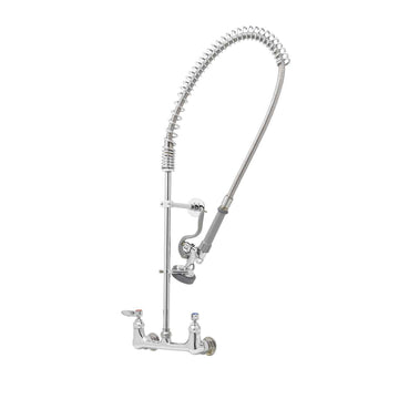 Easy Install Wall Mount Pre-Rinse Faucet for Commercial Kitchens. Includes Wall Bracket and Sprayer Meets New DOE Requirements with a 1.15 GPM Flow Rate (Pack of 1) by T&S Brass –