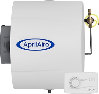 Aprilaire 600M Whole-House Humidifier, Manual High Output Furnace Humidifier, Large Capacity Whole-House Humidifier for Homes up to 5,000 Sq. Ft., White