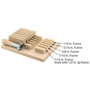 Hardwood, Screen Frame Notching Jig (Single Pack) by PRIME-LINE – 1 Pack, Zinc, Model P 7916