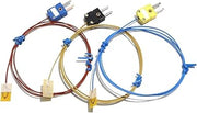 1PC K/T/J Type Surface-Mounted Patch Temp Sensor Thermocouple Equipped with Dedicated Temperature Measuring Lead Wire 0.5M-5M(K Type 2M)