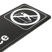 No Admittance Sign by Royal Industries – 3x9 inches, Plastic, "No Admittance", Model ROY 394507