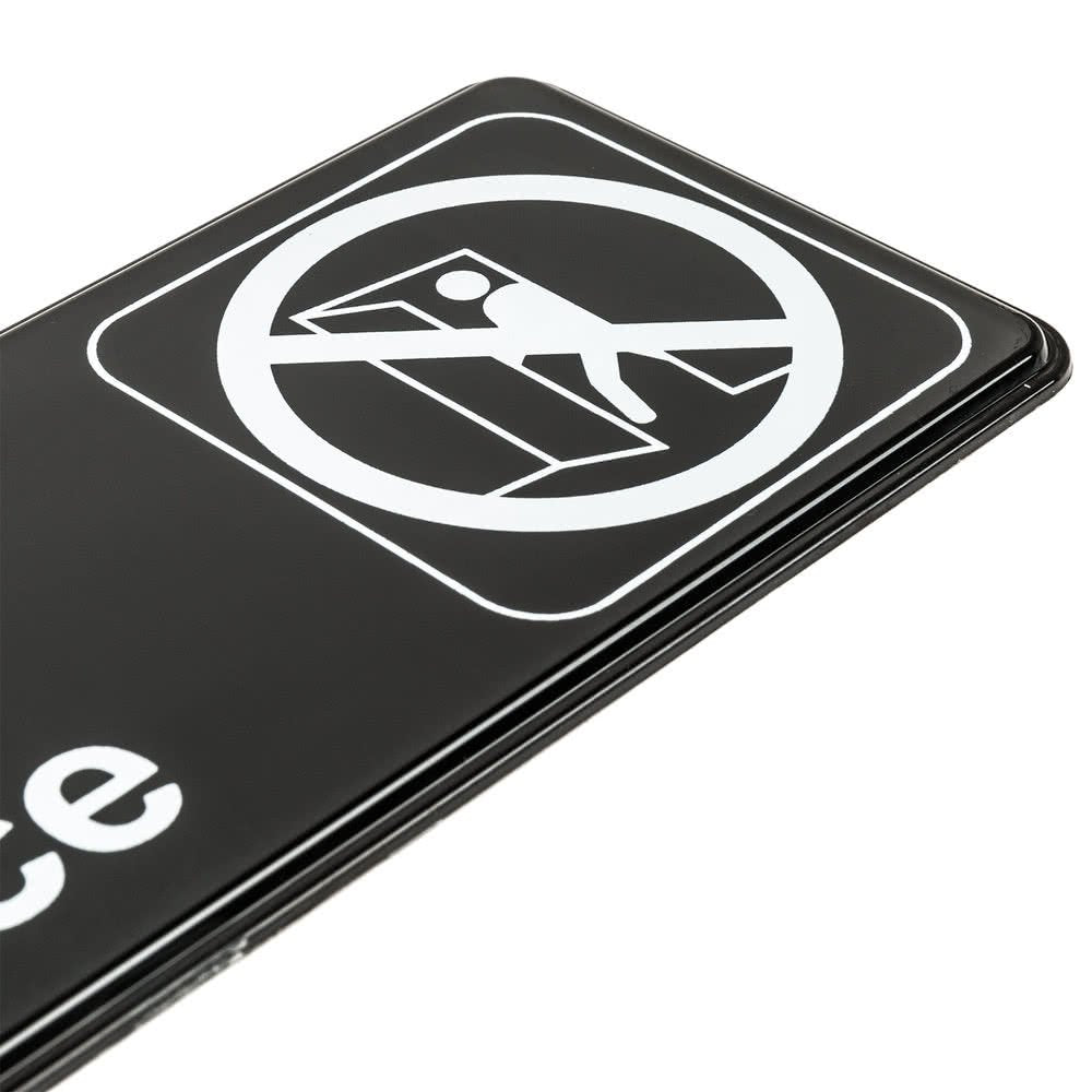 No Admittance Sign by Royal Industries – 3x9 inches, Plastic, "No Admittance", Model ROY 394507